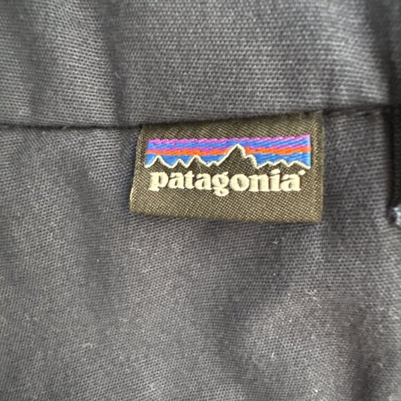 Patagonia Women's Capri Pant Size 14 Navy Blue Organic Cotton pockets high rise - Picture 7 of 10